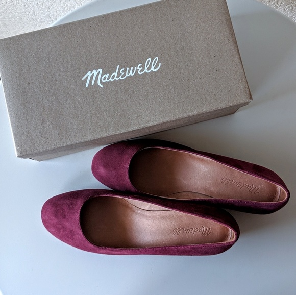 Madewell Shoes - Madewell Low Heel Pumps in Suede